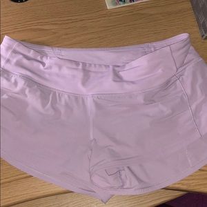 size 8 2.5 inch lulu lemon running shorts